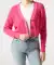 Vest met V-hals pink