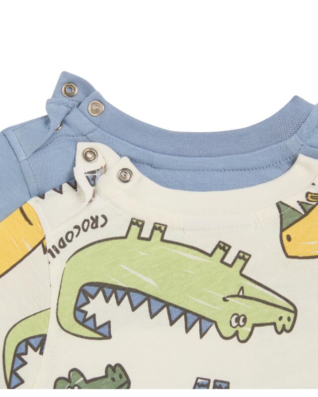 Wild animal T-shirts for baby boys, light blue (KiK T-Shirts Wildtiere (hellblau)) — KiK, authentic German product in Morocco