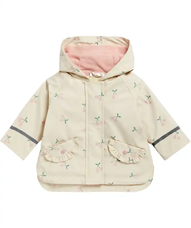 Regenjacke mit Kirschen