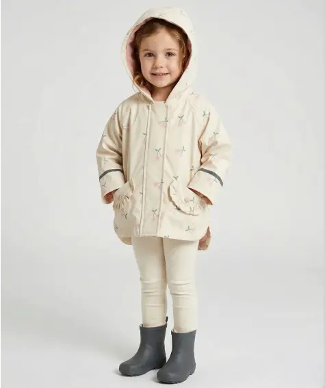 Regenjacke mit Kirschen
