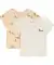 Baby T-shirts met teckels offwhite