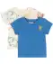 Baby T-shirts indigo blauw gemeleerd