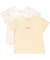 T-Shirts aus Baumwolle Beige