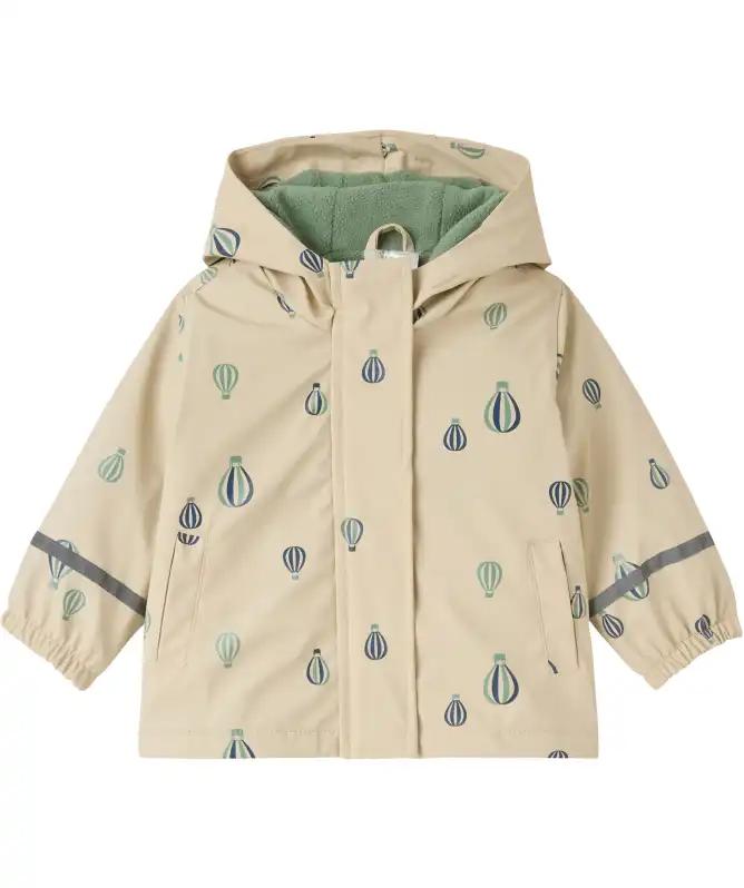 Regenjacke mit Heißluftballons