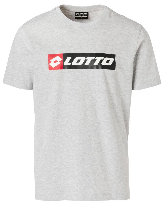 T-shirt col rond homme, gris clair chiné (KiK T-Shirt Rundhals (hellgrau melange)) — KiK, produit allemand authentique au Maroc