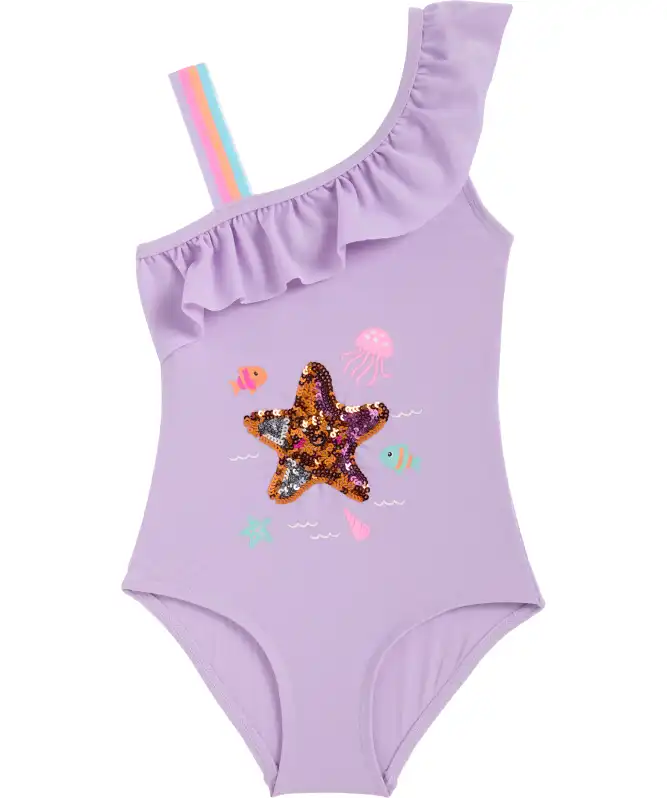 Badeanzug mit Pailletten