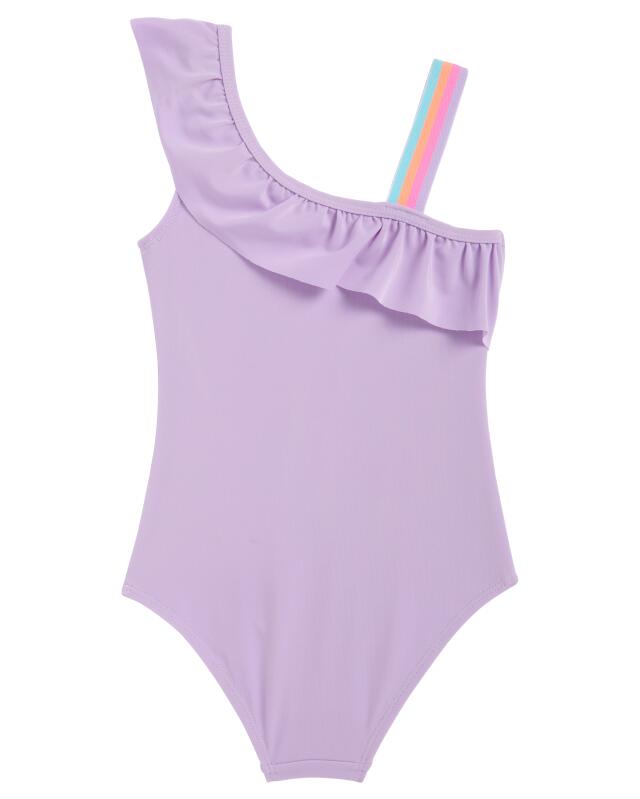 Maillot de bain à sequins fille, violet (KiK Badeanzug mit Pailletten (lila)) — KiK, produit allemand authentique au Maroc