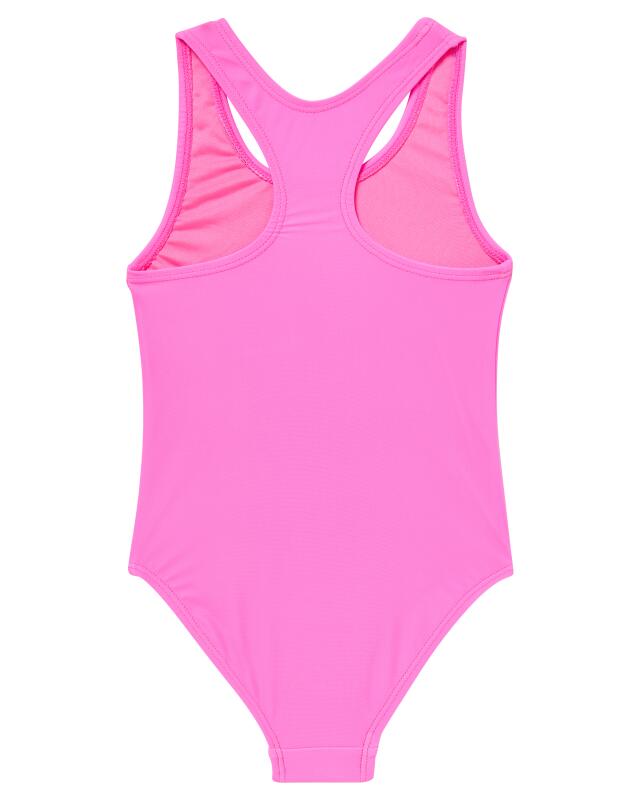 Maillot de bain dos nageur fille, rose fluo (KiK Badeanzug mit Ringerrücken (neon rosa)) — KiK, produit allemand authentique au Maroc