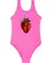 Badeanzug mit Pailletten hell Pink