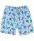 Bedrukte zwemshorts lichtblauw