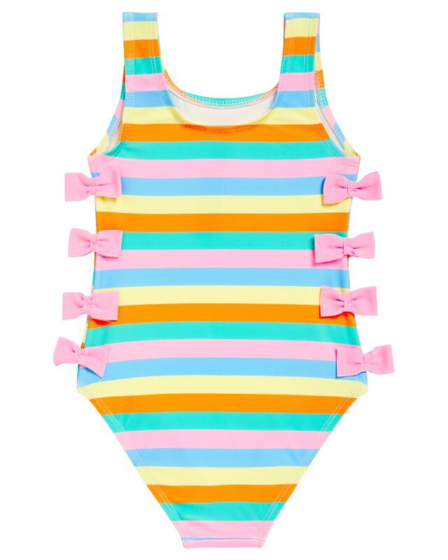Maillot de bain à nœuds fille, bleu clair (KiK Badeanzug mit Schleifen (hellblau)) — KiK, produit allemand authentique au Maroc