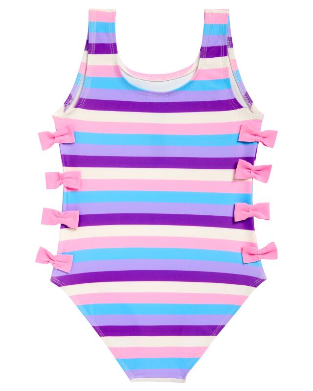 Maillot de bain à nœuds fille, violet (KiK Badeanzug mit Schleifen (lila)) — KiK, produit allemand authentique au Maroc