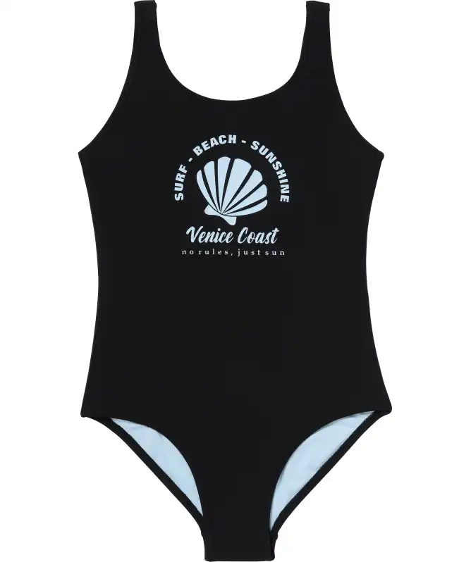 Badeanzug mit breiten Trägern