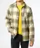 Flanellhemd Karo Khaki