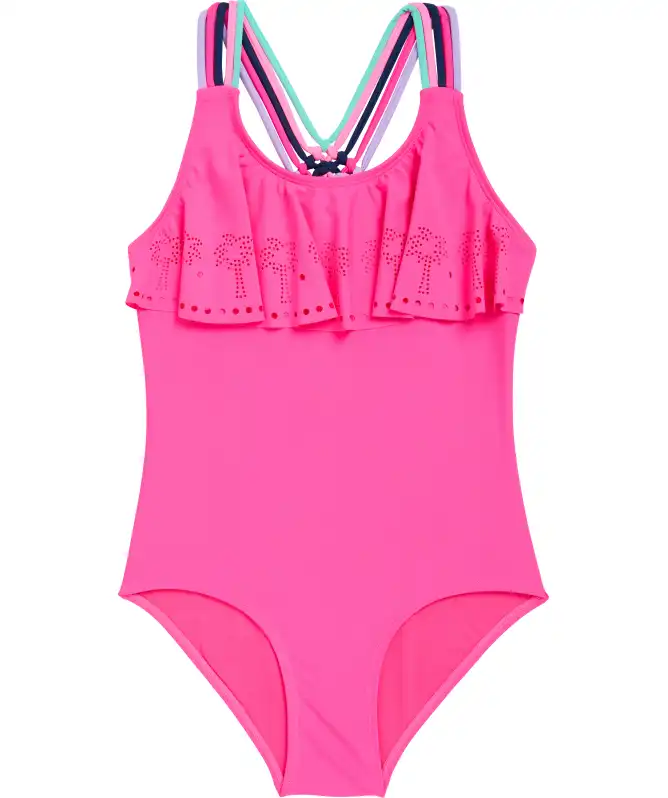 Badpak met kantpatroon