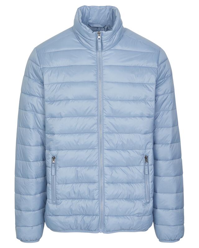Doudoune légère à col montant homme, bleu clair (KiK Steppjacke mit Stehkragen (hellblau)) — KiK, produit allemand authentique au Maroc