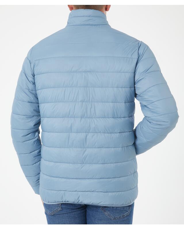 Doudoune légère à col montant homme, bleu clair (KiK Steppjacke mit Stehkragen (hellblau)) — KiK, produit allemand authentique au Maroc