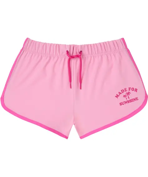 Badeshorts mit Glitzerprint
