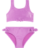 Glitzernder Bikini lila