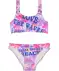 Bikini mit Allover-Print hellblau