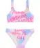Bikini mit Allover-Print lila