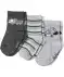 Socken mit ABS-Druck grau