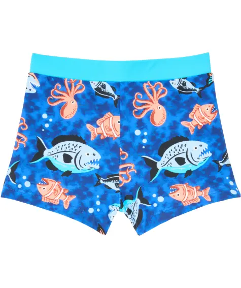 Badehose mit Unterwassermotiven