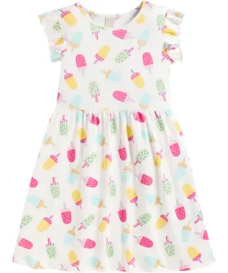 Jurk met ijsjespatroon