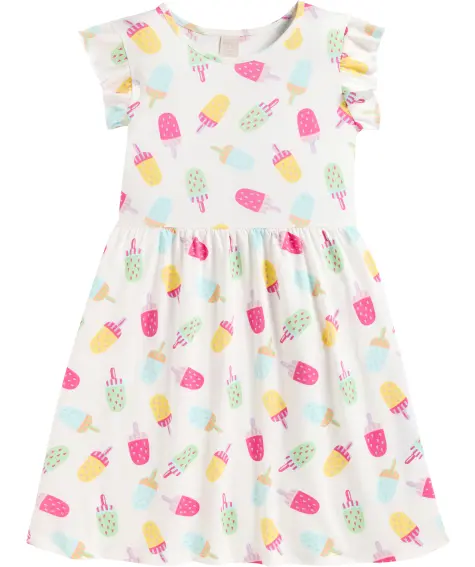 Jurk met ijsjespatroon