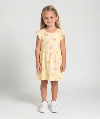 Kinder jurk met ijsprint