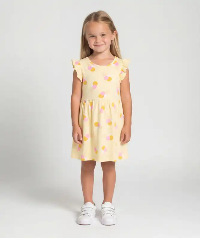 Bavlněné šaty s roztomilým ledovým potiskem