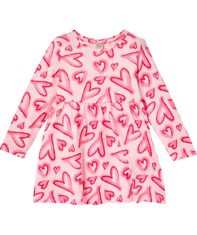 Kleid mit Herzen