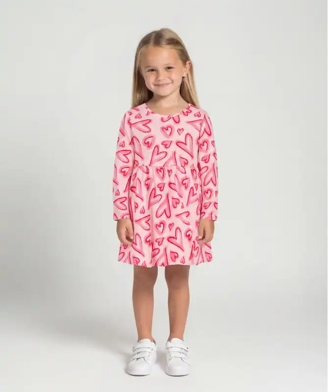 Jurk met hartjes