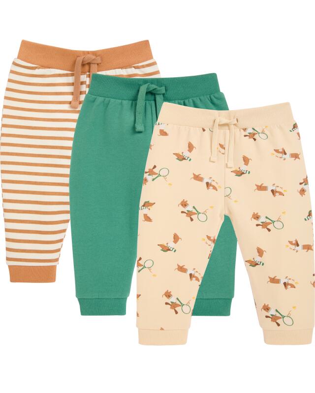 Pantalons de jogging à teckels bébé garçon, blanc cassé (KiK Jogginghosen Dackel (offwhite)) — KiK, produit allemand authentique au Maroc