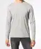 Basic Langarmshirt grau melange