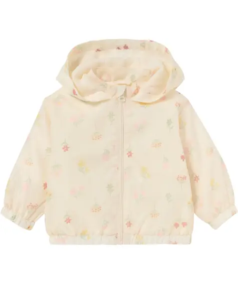 Baby jas met bloemenpatroon