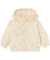 Baby jas met bloemenpatroon offwhite bedrukt