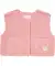 Baby teddy gilet in lichtroze lichtroze