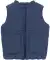 Baby gewatteerd vest in blauw blauw