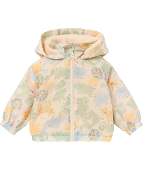 Baby jas met dieren patroon