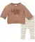 Newborn Sweatshirt + Hose Beige