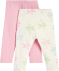 Leggings Palmen offwhite