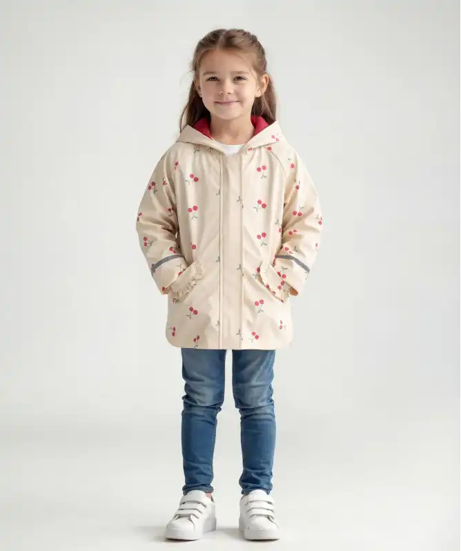 Regenjacke Kirschen
