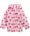 Regenjacke Herzen pink