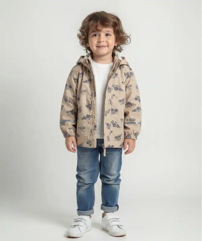 Regenjacke Baustellenfahrzeuge