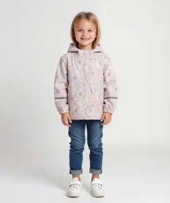 Kinder regenjas met konijnen print