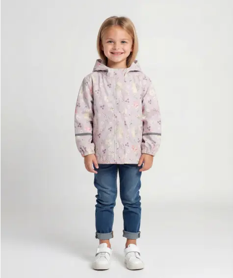 Kinder regenjas met konijnen print