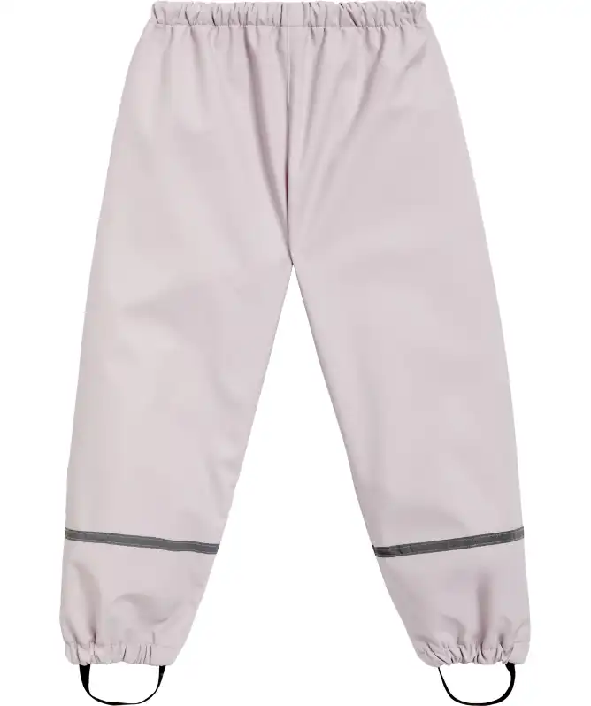 Fliederfarbene Regenhose