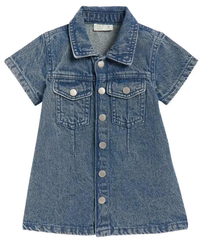 Jeanskleid aus Baumwolle