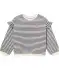 Gestreiftes Sweatshirt creme gestreift